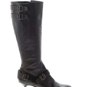 Leather Manolo Blahnik y2k calf boots